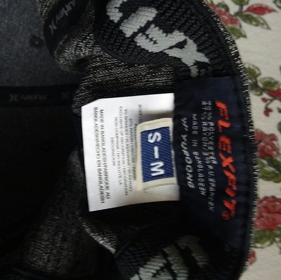 Hurley Men's Black Gray Baseball Cap S/M - Picture 5 of 5